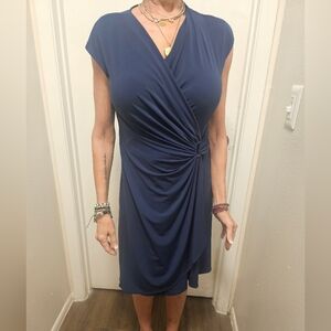 Tommy Bahama Deep Blue Asymmetrical Dress